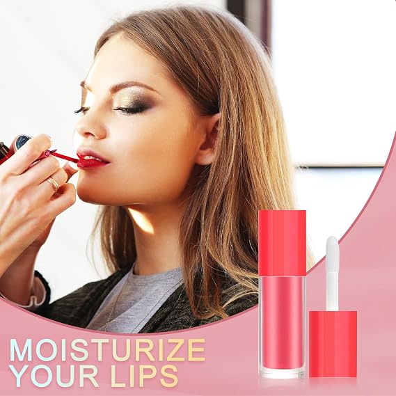 50 PCS 2.5ml Clear Empty Lip Gloss Tubes with Wand for Lipgloss | Refillable 0.08oz Lip Gloss Containers Cute, Cosmetic DIY Makeup Kit, Includes 2 Syringes, For Lipgloss Making Supplies