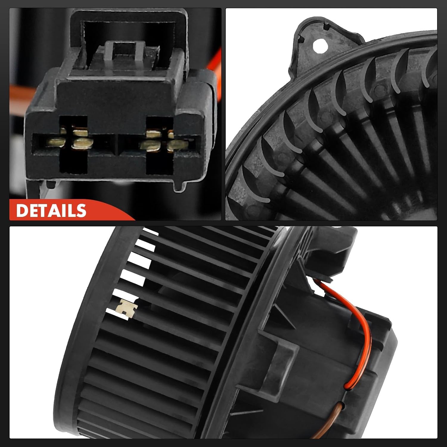 A-Premium Front HVAC Blower Heater Motor Compatible with Mercedes-Benz CLA250, CLA35 AMG, CLA45 AMG, GLA250, GLA35 AMG, GLA45 AMG, A220, A35 AMG, GLB250, GLB35 AMG, EQB 250, EQB 300, EQB