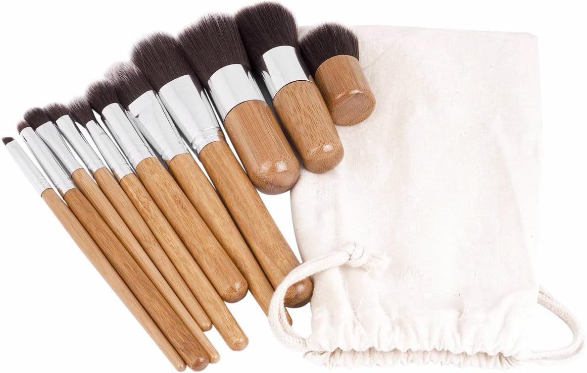 XCSOURCE® 11PCS Professional Makeup Brush Brushes Cosmetic Powder Tool Kit Set With Bag MT52