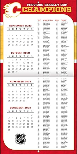 Miniatura 2 de Turner Sports Calgary Flames 2024 - Calendario de pared de equipo de 12 x 12 pulgadas (24998011934)