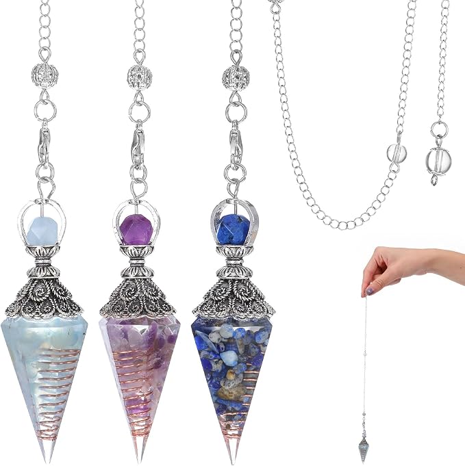 Unlock Your Intuition: Sibba Crystal Pendulums for Divination & Healing