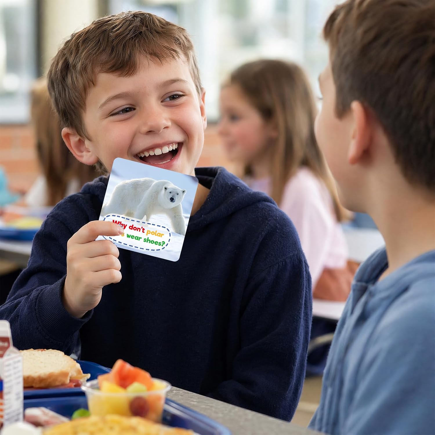 Fancy Land 80 Lunch Box Jokes Notes for Kids Pun Cards for Boy Girl School image 5
