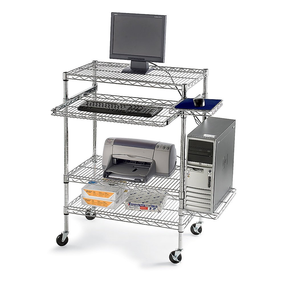 RELIUS SOLUTIONS 1830WS Extra Shelf for Mobile Wire Computer Workstations, 30" x 18