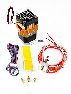 Ruimou MK8 Extruder Hotend Kit with 0.2/0.3/0.4/0.5mm Nozzle Print Head for MakerBot Prusa I3 Reprap DIY 3D Printer