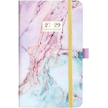 Urneeds Pocket Calendar 2027-2029 - Monthly Planner 2027-2029, 6.3" x 3.8" | Planner 2027-2029,Jan. 2027 - Dec. 2029, Pocket Planner for Purse with Pen Loop, 60 Notes Pages, Inner Pocket