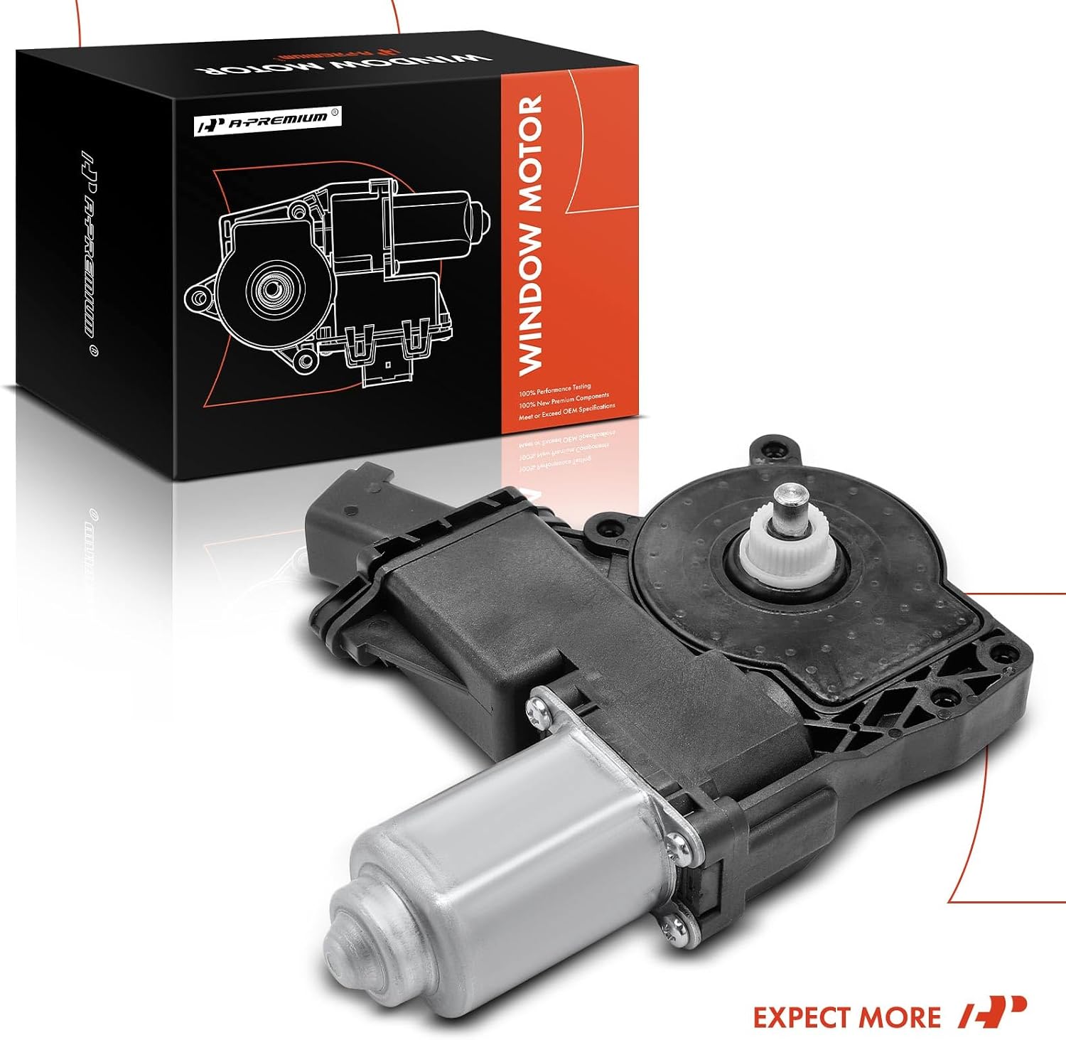 A-Premium Front Right Passenger Side Power Window Lift Motor Compatible with Buick Regal 2011-2017, Verano 2012-2017