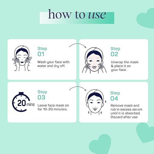 Miniatura 5 de SpaLife Donut Let Me Go Duo - Paquete de 6 máscaras faciales - Set de regalo para el cuidado de la piel para el día de San Valentín - Cafeína