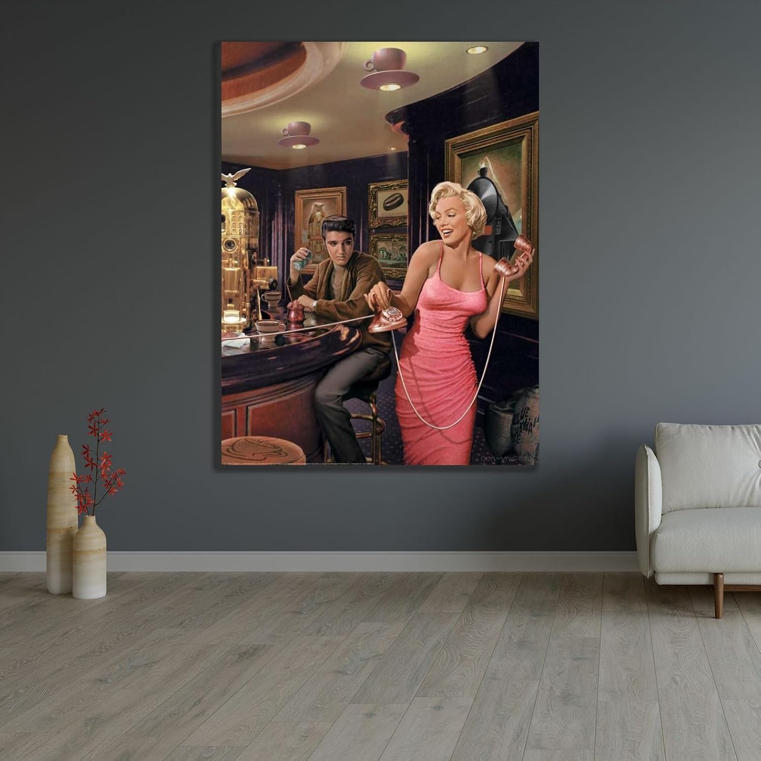 ArtDirect Java Dreams Custom Framed Art Print Giclee Print or Canvas Options with Various Sizes and Customization by Consani, Chris