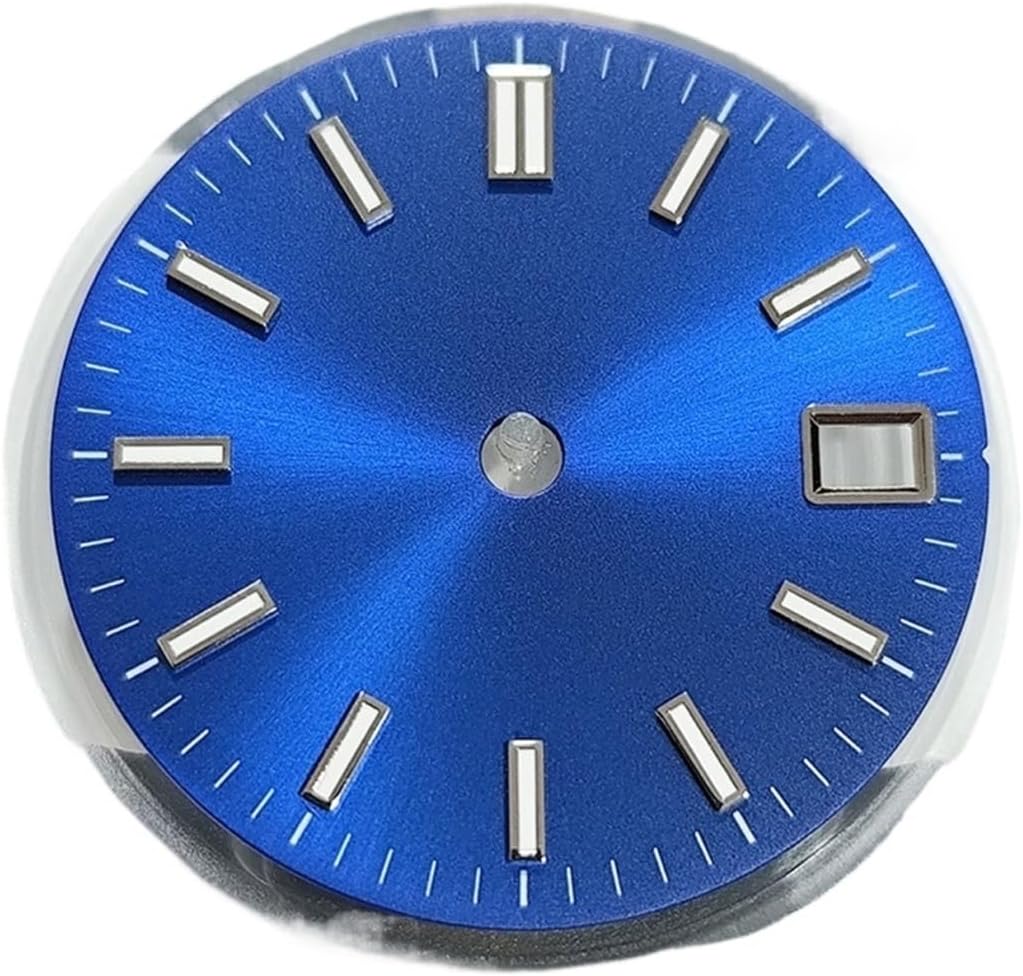 1PCS 28.5MM NH35 Dial Cadran 5 Face Watch Red Part Accessories