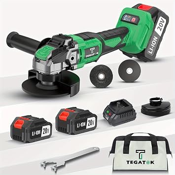 Cordless Electric Grinder, Brushless Motor, Electric Brake, Long-lasting Battery Life, Compact And Lightweight Design, Efficient Grinding And Polishing, Suitable For Construction Workers