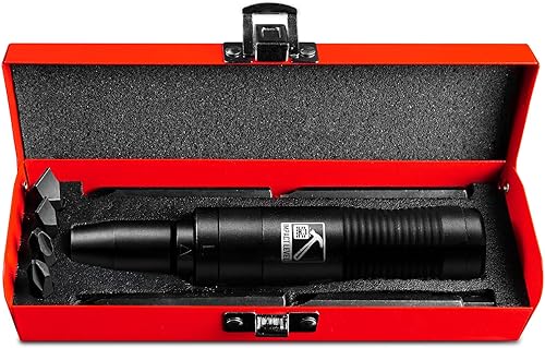 BLACKROBOT 1/2" Manual Impact Screwdriver Set, 10-Piece Reversible Hand Impact Driver, 5/16 Inch Bit Adapter S2 Steel Bits, Disengage Rusted Fasteners or Frozen Bolts