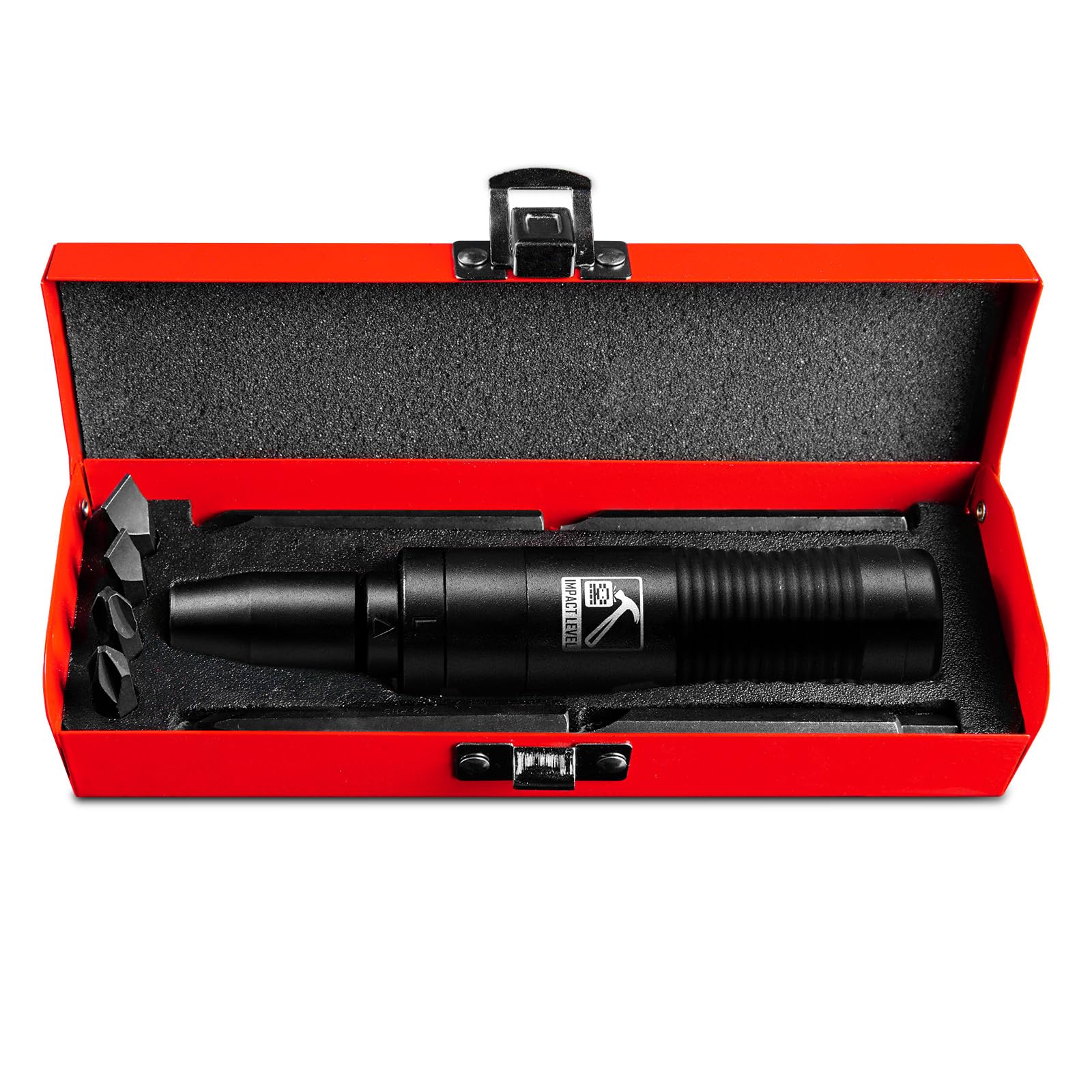 BLACKROBOT 1/2" Manual Impact Screwdriver Set, 10-Piece Reversible Hand Impact Driver, 5/16 Inch Bit Adapter S2 Steel Bits, Disengage Rusted Fasteners or Frozen Bolts