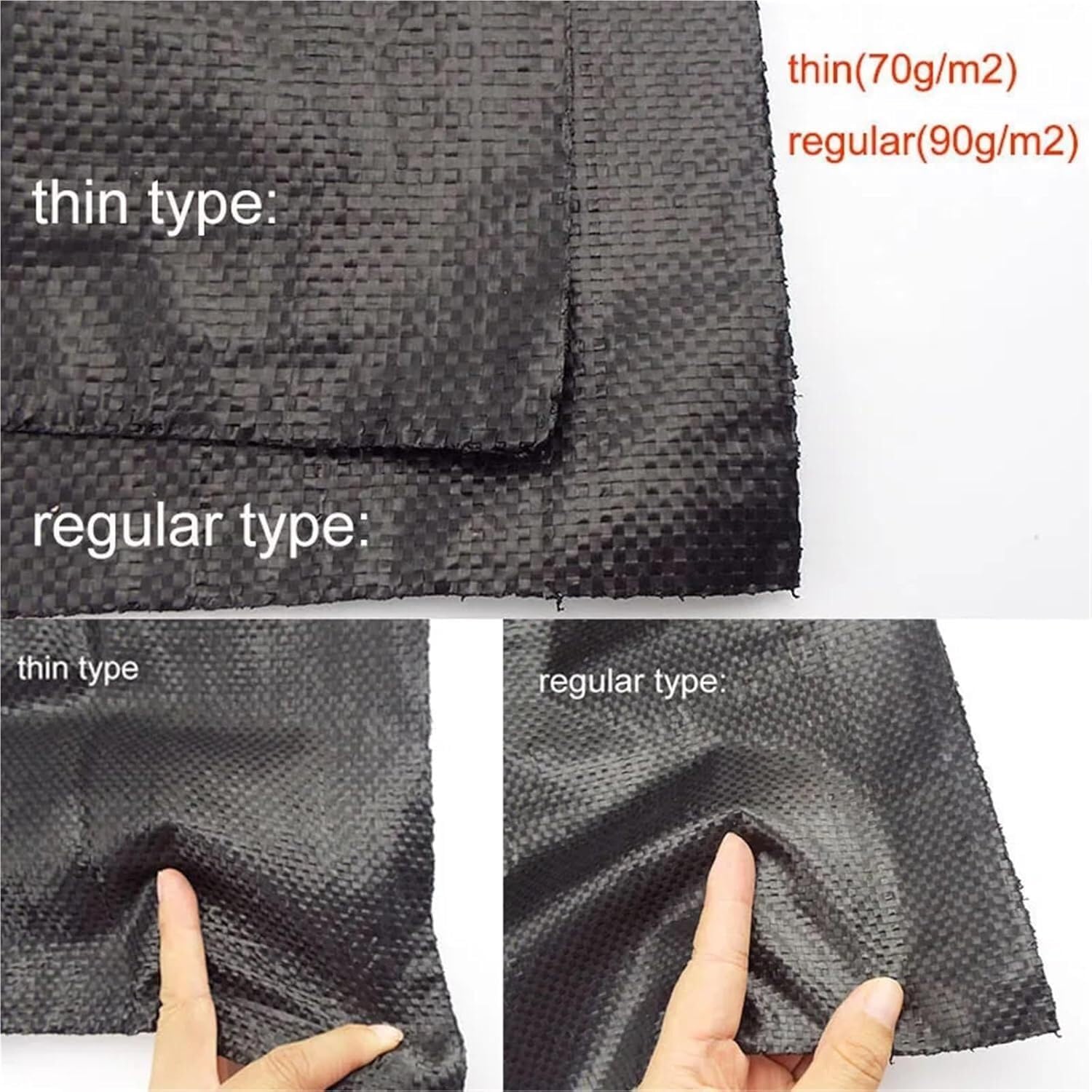 Plant Protection mat Garden Tree Net Fabric Ground Cover Orchard Breathable Protective Mat(90g,10pcs 1x1M)