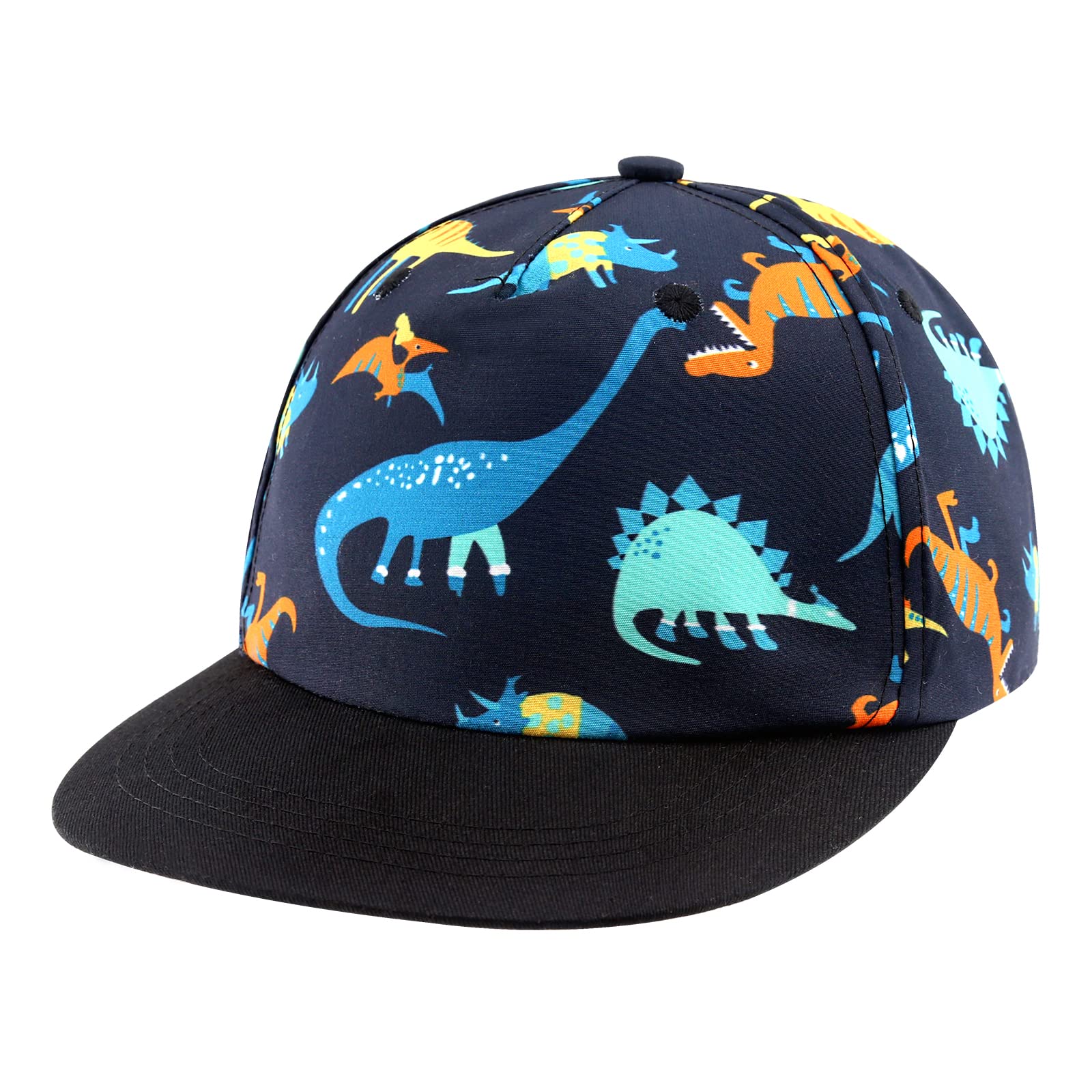 BAVST Kids Boy Girl Baseball Cap Baby Sun Hat Adjustable Toddler Trucker Hats with Flat Brim for Summer Outdoor