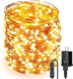 Moobibear Ultra Long LED String Lights 164ft 500 LEDs Copper Wire Lights...