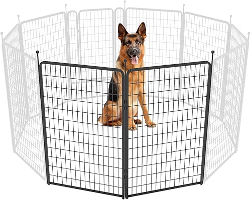 FXW Rollick - Corralito para perros para patio, campamento con casa rodante, patentado, 50 pulgadas, 2 paneles