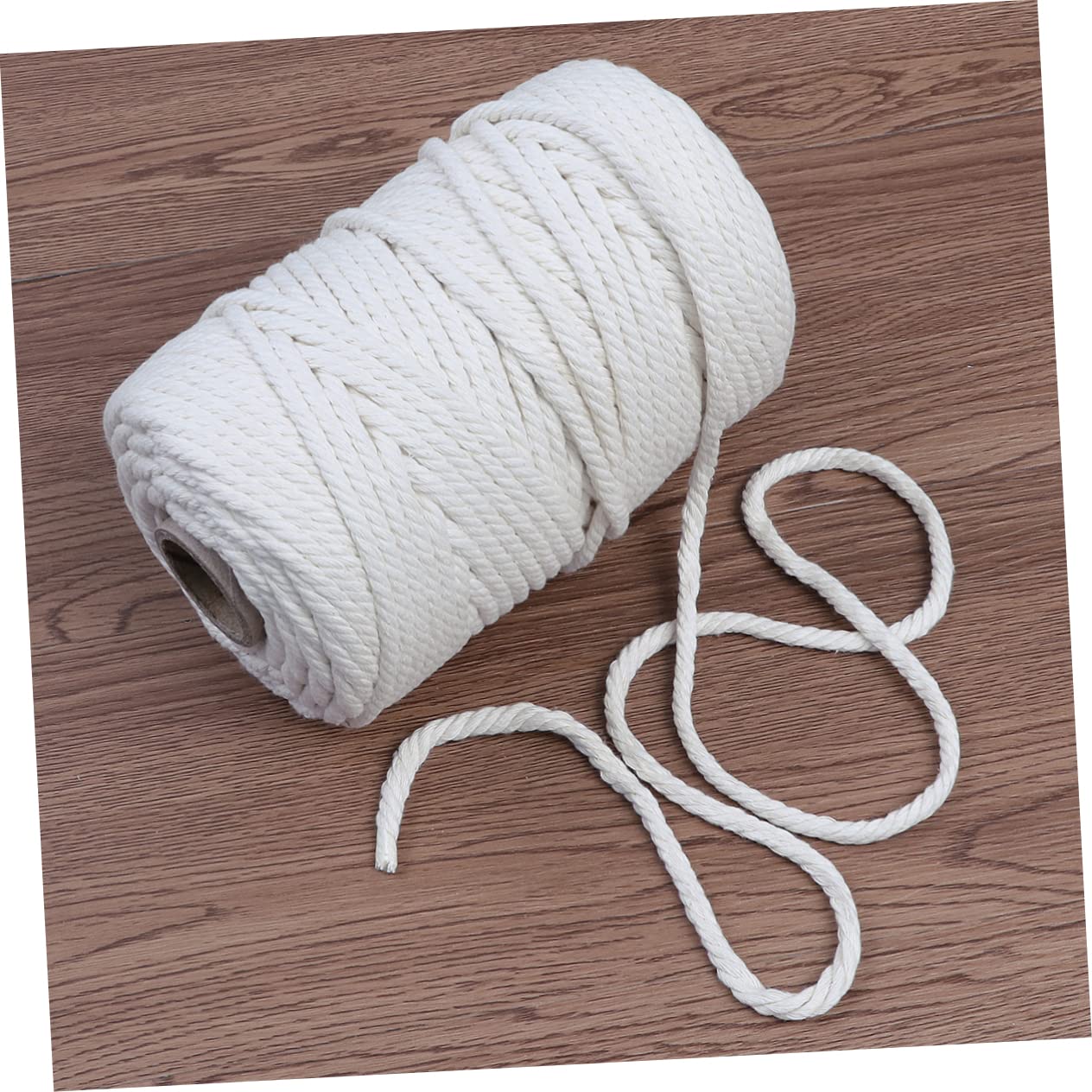 Cuerda de Algodón Natural Beige para Manualidades y Macramé