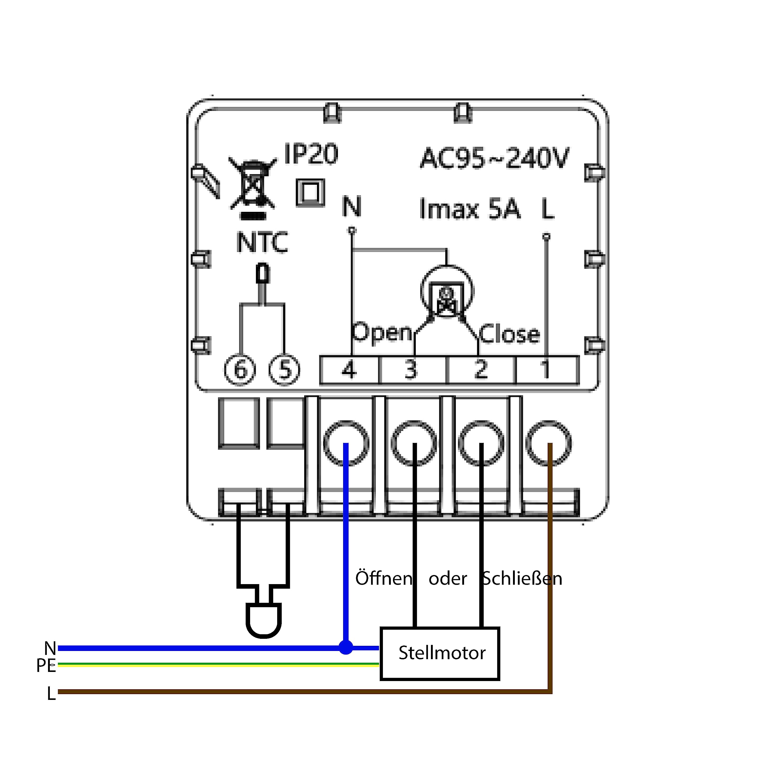 WLAN Steckdose & Touch Lichtschalter Wechselschalter Dimmer | LED beleuchtet | SmartHome | Alexa/Google Home kompatibel | Glasrahmen | LUXUS-TIME (WLAN Raumthermostat)