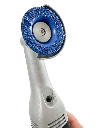 Blue Medium Coarse Grit Flat Disc - 2 Diameter 50mm Size - Durable & Versatile Hoof Trimming Disc for Goats, Horses, Sheep, Pigs & Cattle - Replacement Disc