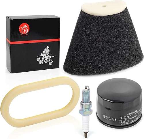 Miniatura 3 de Filtro de aire de espuma y filtro de aceite + bujía 2001 2002 2003 2004 2005 para Yamaha Raptor 660 660R YFM660R