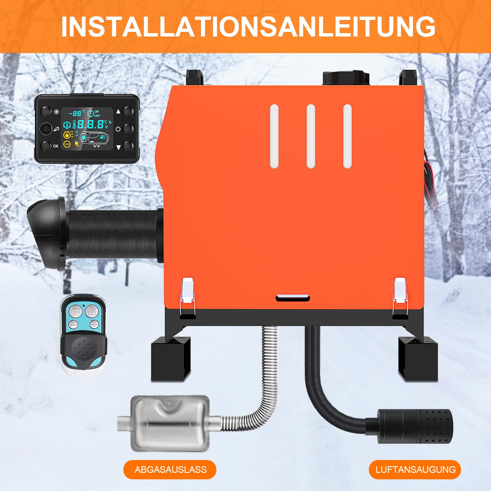 Glow Plug Triclicks Heater Propane Heater LIKACI Diesel Heater 5KW