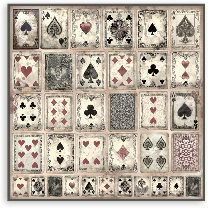 Stamperia - Scrapbook Paper Pad for Scrapbooking, Albums, Card Making, Bullet Journalling and More, Acid Free, Single Face, Perfect for Hobbies, Crafts, and Gifting (Master of Magic) (30.5 x 30.5 cm)