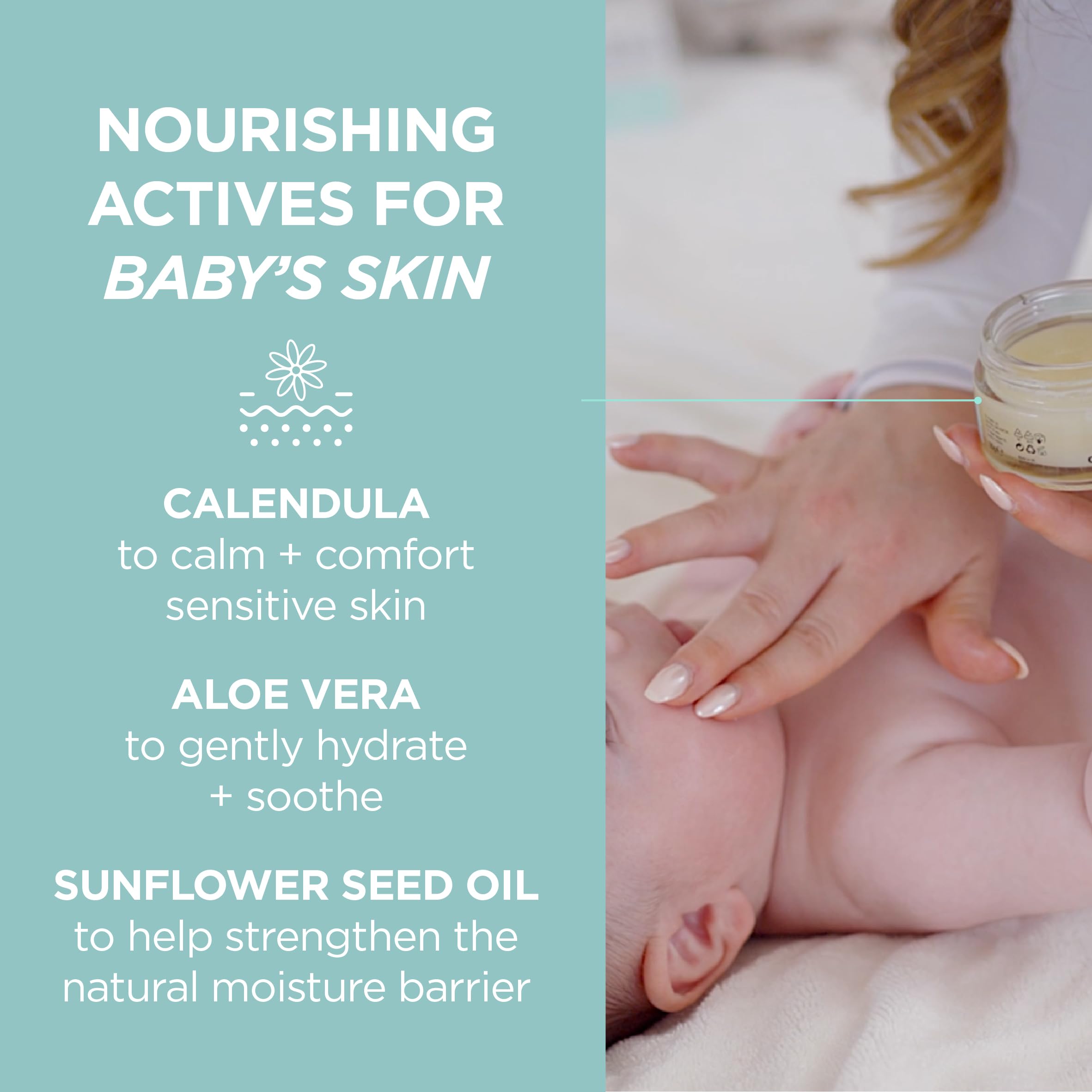 Dr Organic - Calendula Baby Comfort & Care Kit - Women's & Men's Skincare - Baby Essentials - Vegan, Cruelty, Paraben & SLS Free - 150ml, 250ml, 35g - Bundle