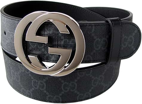 Amazon | [グッチ] ベルト メンズ GGスプリームキャンバス