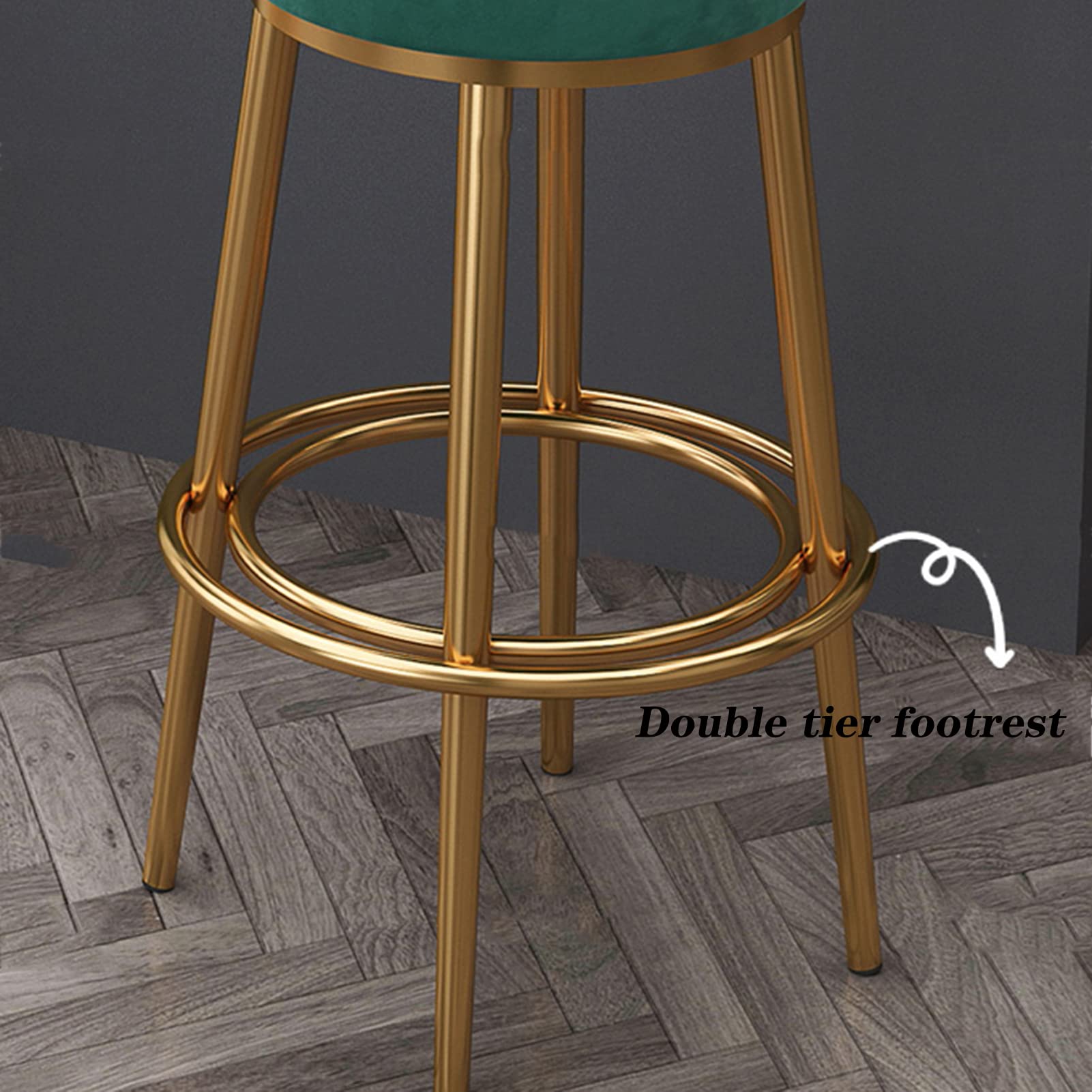 Amazon｜2ピースメタルバースツールメカニカル回転バースツール