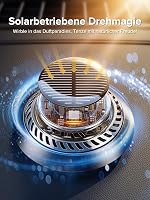 Ceeniu UFO 2024 Napelemes Autó Illatosító, Zöld Energia Autó Parfüm, Prémium Autó Deodor - Intense (cologne + azure ocean) 2