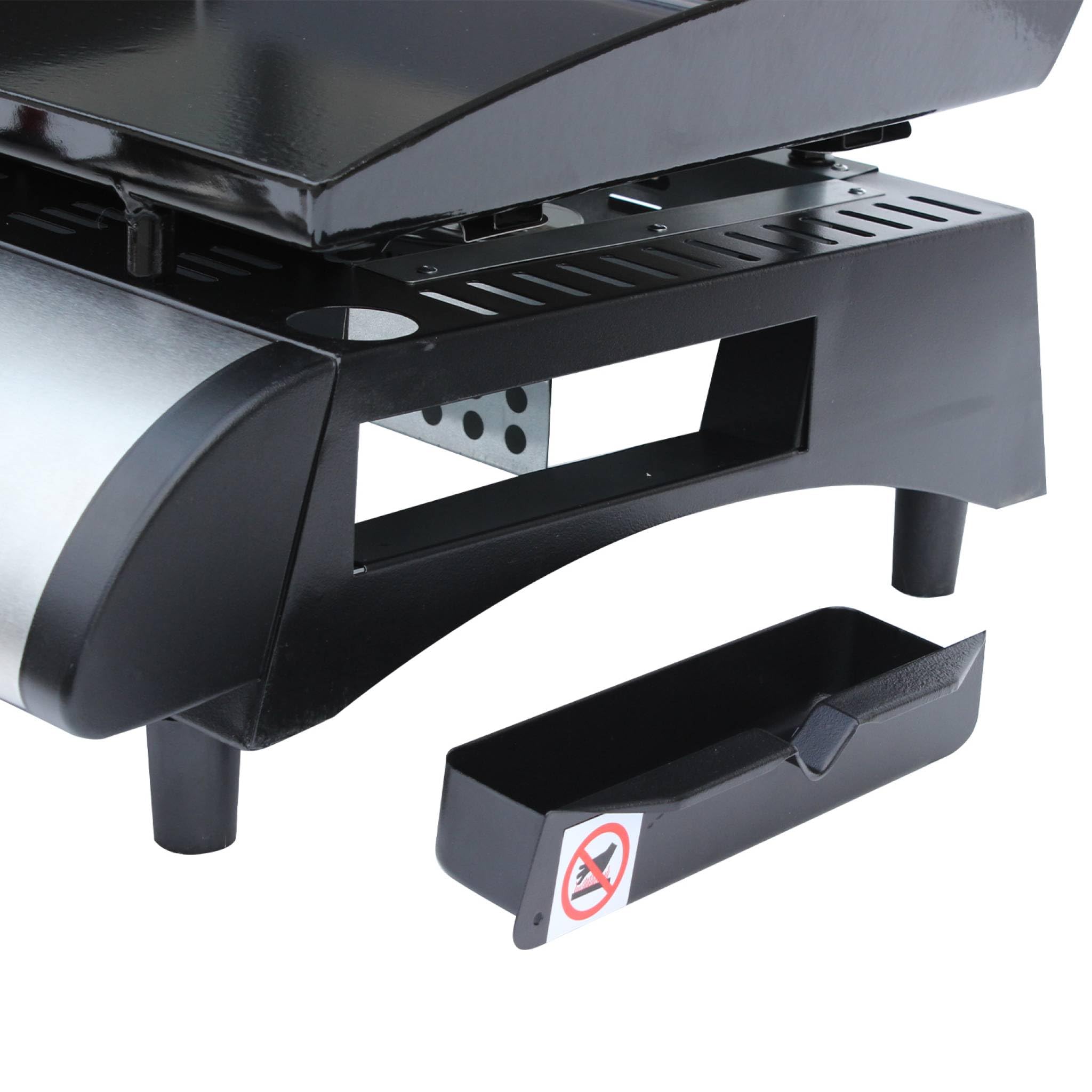 Alice's Garden Plancha au gaz 2 brûleurs Porthos 5 KW INOX Barbecue