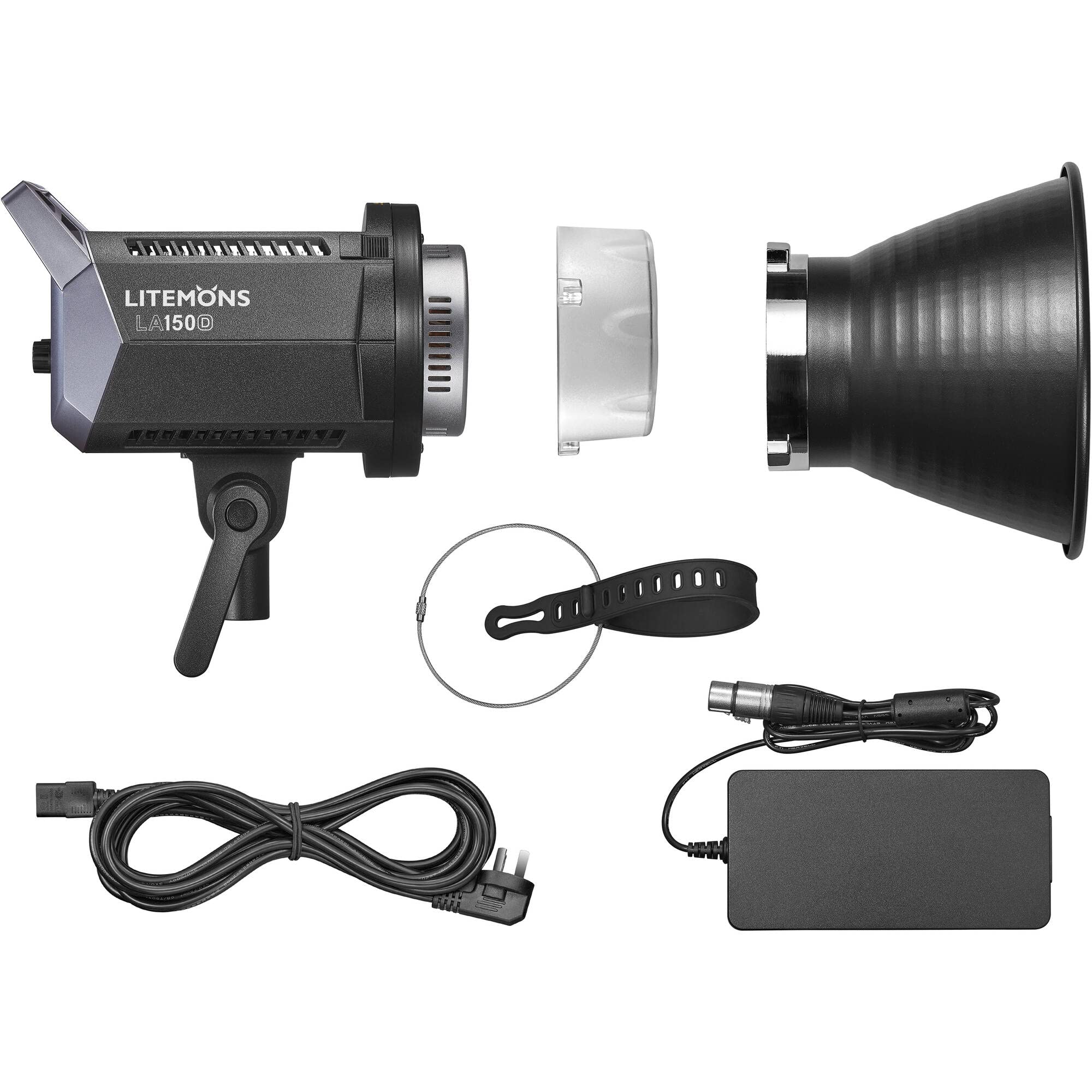 Amazon | Godox LA150D 190W ポータブルLEDライト 101000Lux@1m CRI 96 