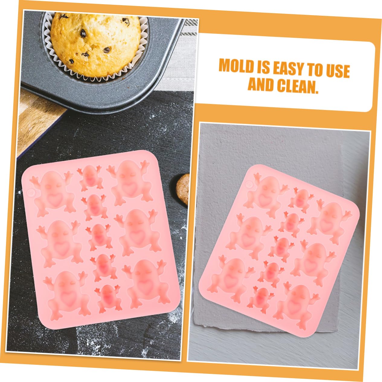 SEWACC 8piezas Molpara Chocolates Forma De Para Pasteles y Postres Moldes De Fondant Para Decoración De Fiesta y Repostería