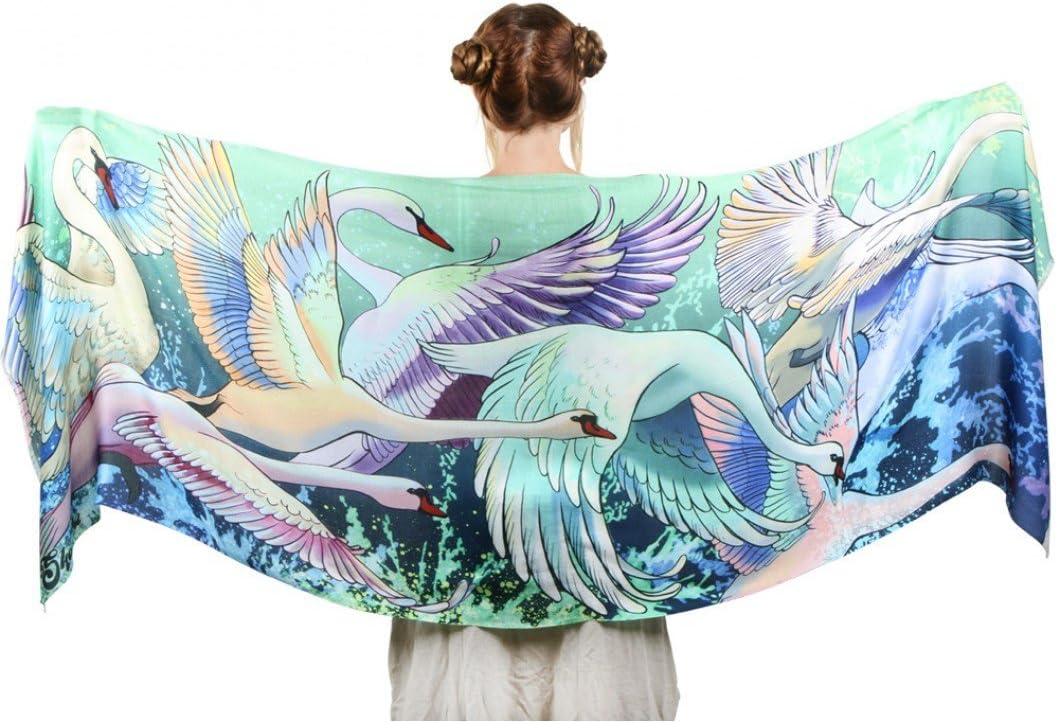 ShovavaPure Cotton Hand Painted and Digitally Printed Scarves