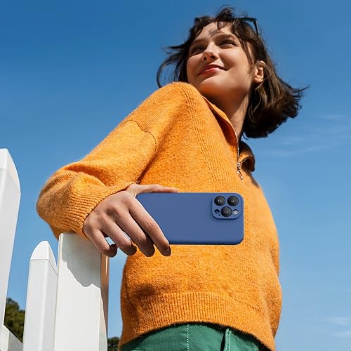 Miniatura 1627 de Miracase - Funda diseñada para iPhone 11 con protector de pantalla, funda de goma de silicona líquida, protección total contra caídas y a prueba