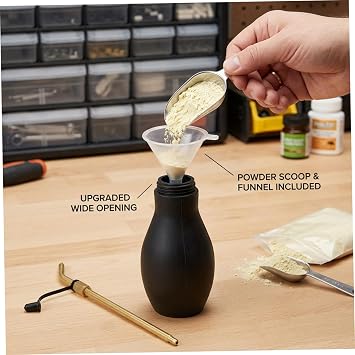 High Reach Plant Waterer, 14in Flexible Copper Tube Long Spout Watering Can for Hanging Plants, Indoor Plant Watering Bottle for Precise Root Hydration