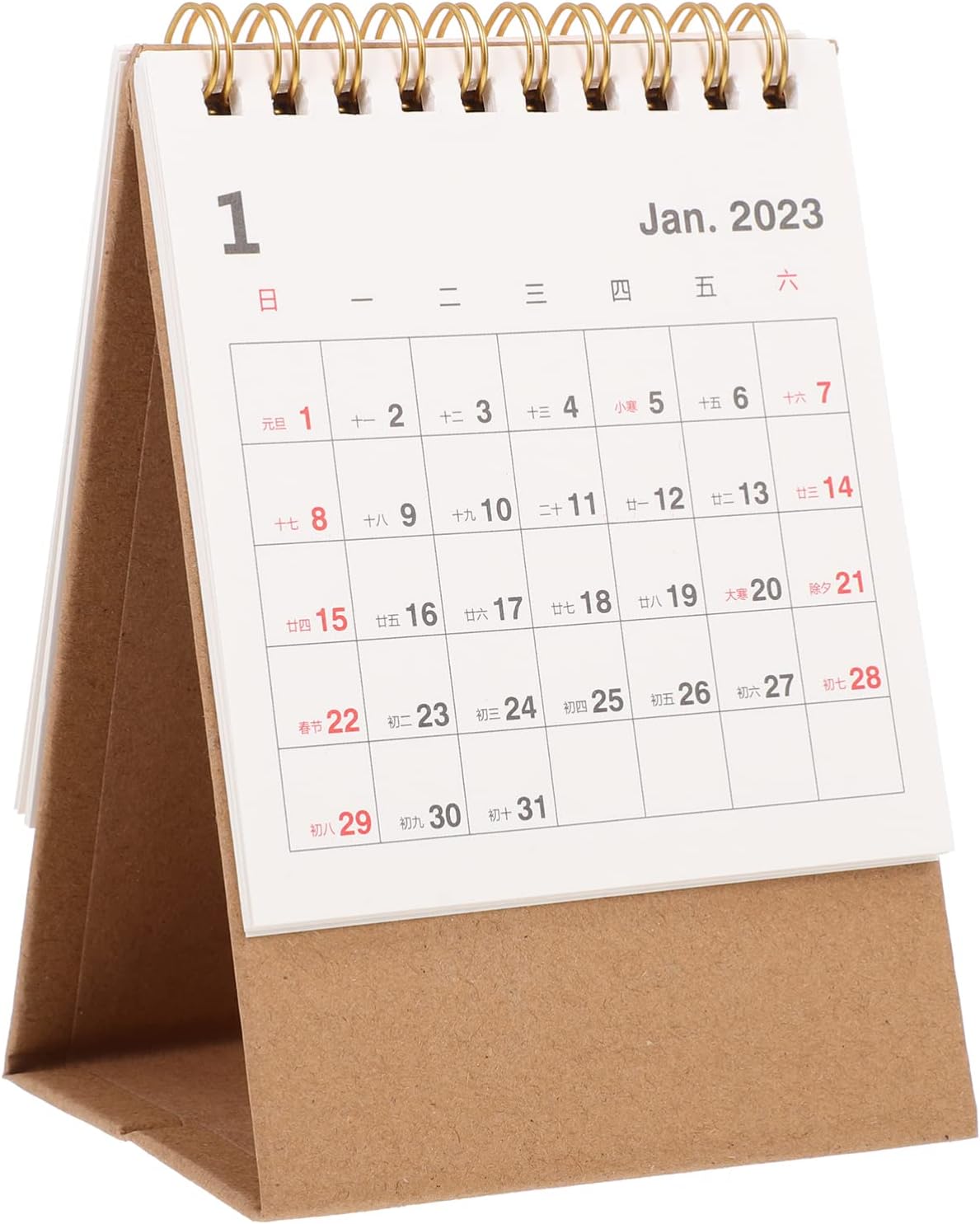 NUOBESTY Mini Desk Calendar 20222023 Year, July 2022 to Dec 2023 Small