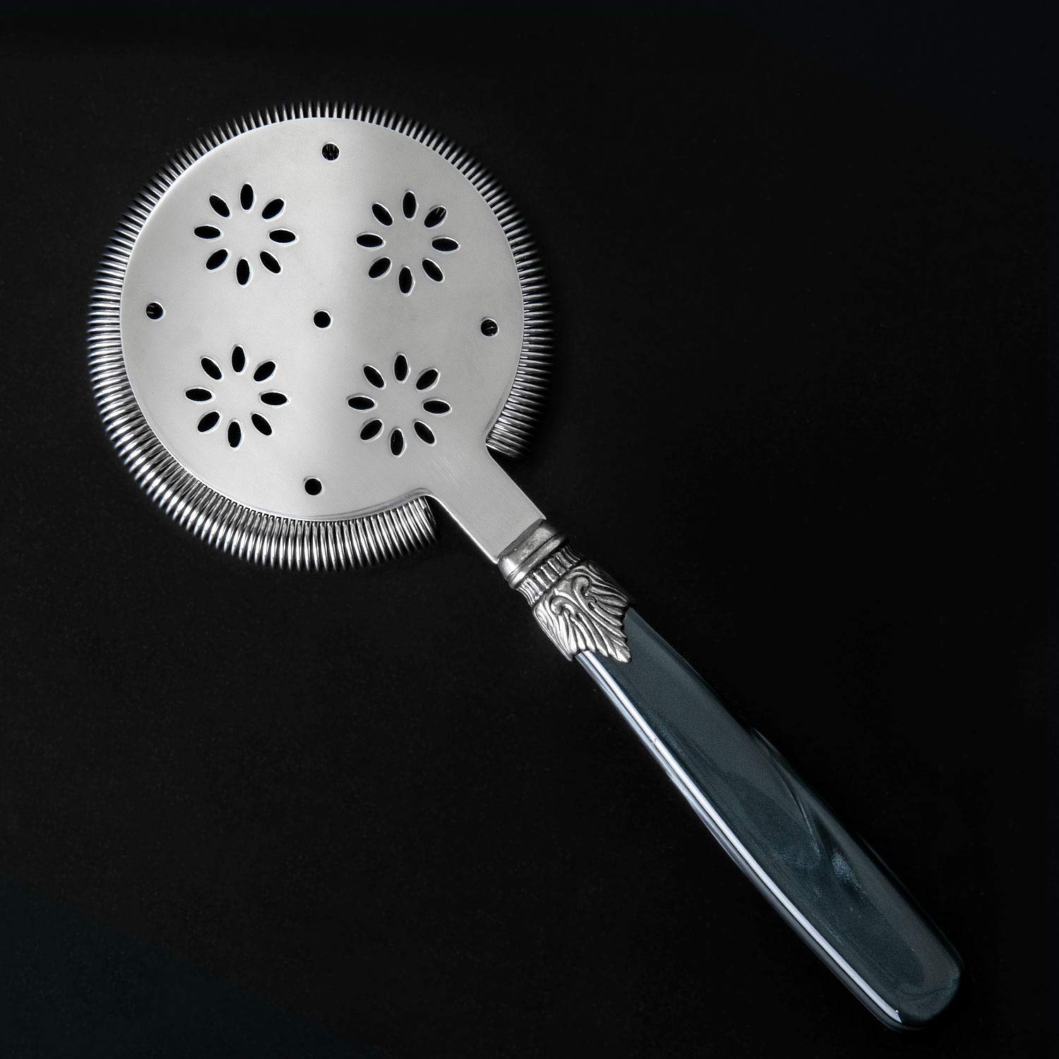 Colino da cocktail in acciaio inox di alta qualità con raccordo interno in confezione regalo inclusa