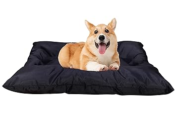 PETSHUB's Super Snoozer Durable Rugged (Water Proof) Indoor/Outdoor All Season Water Resistant Dog Bed for All Breeds.