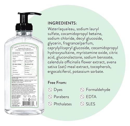 Miniatura 6 de J.R. Watkins Jabón de manos en gel, paquete de 3 unidades de 11 onzas líquidas, vainilla y menta