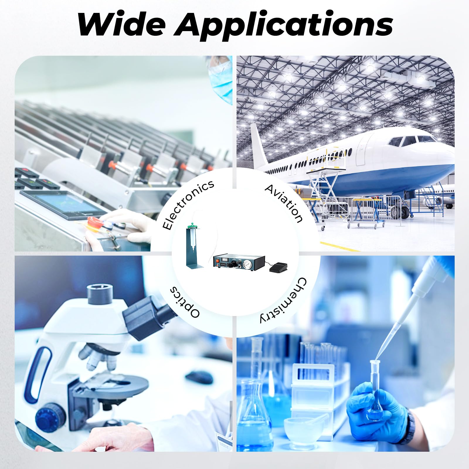 Solder Paste Auto Glue Dispenser Dropper Liquid Dispenser Controller Professional Precise Klestoffspender,Automatic Lotpasten Automatic Zeitfunktion