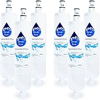 Vista 2 de 6-pack – Whirlpool ed5phexnb00 Frigorífico Filtro de agua de repuesto Cartucho de filtro de agua para nevera Whirlpool 4396508, 4396510 COMPATIBLES