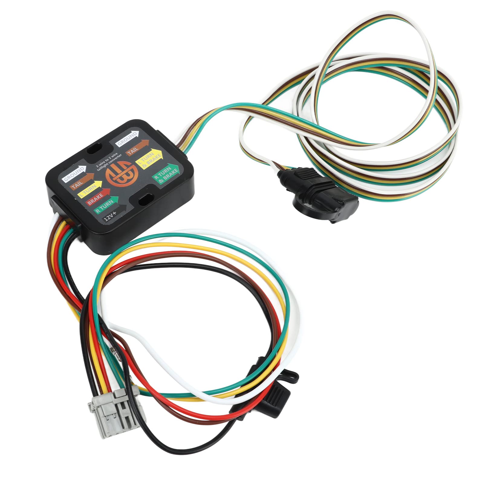 Arnés de Cableado de Remolque de 4 Pines 56161 Kit de Conector Duradero para Luces de Remolque Odyssey 2005-2010 de Fácil Instalación