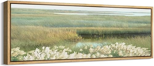 Miniatura 37 de MUDECOR Lienzo enmarcado extra grande para pared, tonos neutros suaves, naturaleza, vida silvestre, antiguo, retro, bellas ilustraciones,