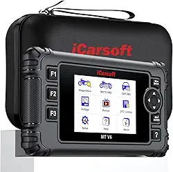 iCarsoft Ferramenta de diagnóstico de motocicleta MT V6 para sistema completo BMW/115 Reset/teste de atuação 197, scanner OBD2 de motocicleta + leitor de código de motor de carro, sangramento ABS