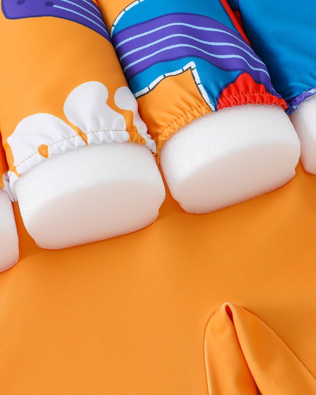 Toddler Floatation Swimsuit Boys 1-6T, One Piece Float Suit with Built-in Floats, UPF 50+ Floating Bathing Suit