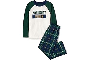 Boys' Long Sleeve Top and Pants 2 Piece Pajamas Sets Seasonal for Comfort and Warmth