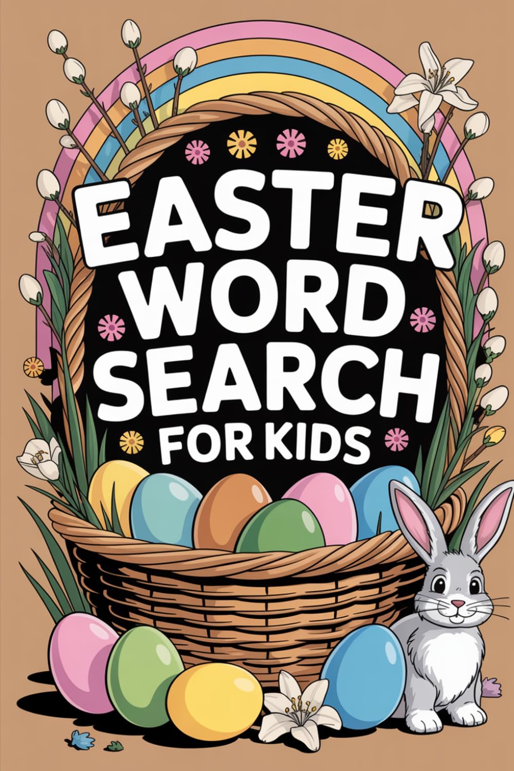 Easter Word Search for Kids: Fun Easter Activity Book with 100 Word Search Puzzles