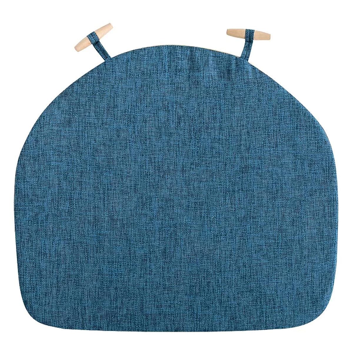 Coussin de chaise antidérapant U-SD épais bleu galette de chaise de jardin