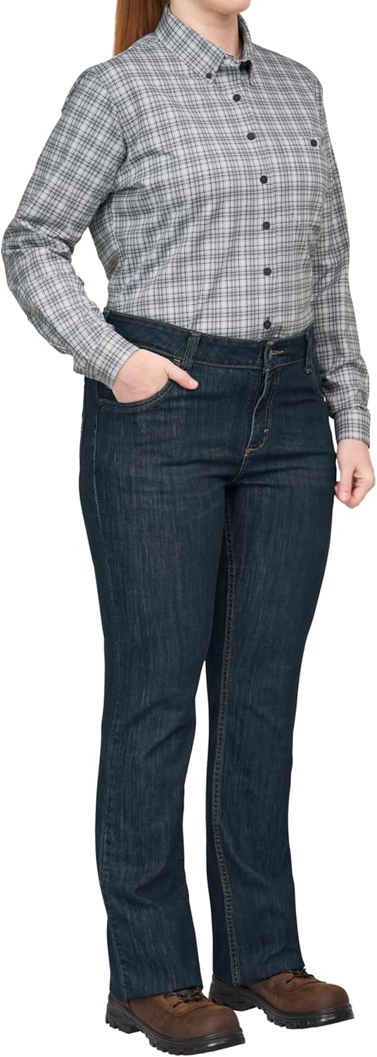 Bulwark FR Women's Flex Knit Flame Resistant Button Down Shirt - Image 3